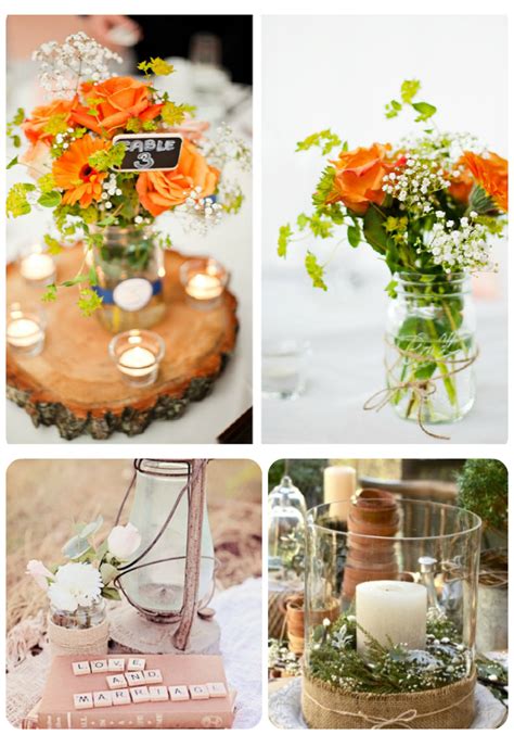 Whether you're getting married in the country or throwing a rustic wedding this season, we love the look of these wedding centerpieces with a. Elegant Rustic Wedding Centerpiece Ideas - Ohh My My