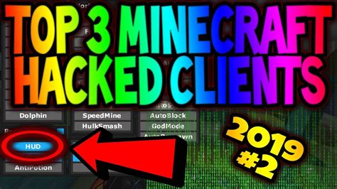 Top Free Minecraft Hacked Clients Youtube