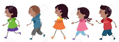 Children Walking Clipart Free Download On Clipartmag