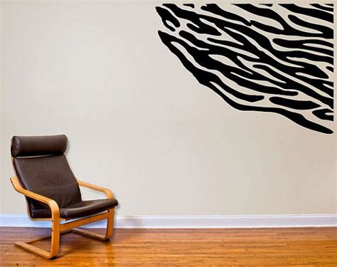 Zebra Print Wall Decal Etsy Zebra Print Walls Wall Decals Zebra Print