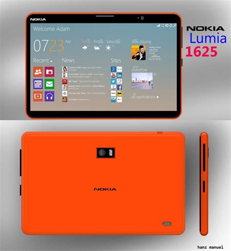 Nokia Lumia 1625 Tablet Render Is Your Typical Enlarged Fabula Design