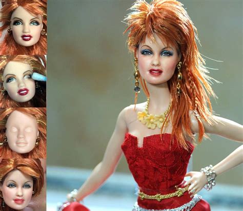 Cyndi Lauper Custom Doll Repaint Transformation By Noeling Cyndi Lauper