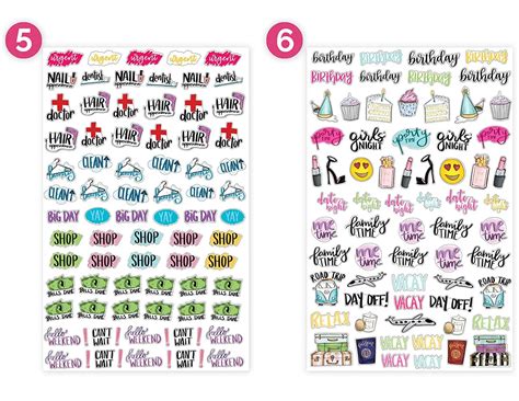 Myway Daily Monthly Weekly Planner Sticker Sheet Sticker For Planner