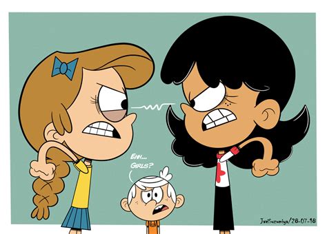 Stella On The Beach The Loud House Lincoln Among Preety Girls By Love The Loud House Fanart