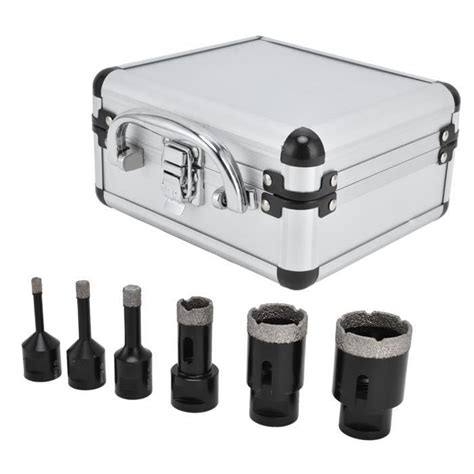 FAS Coffret de 6 pièces de scies trépans bimétal HSS Diamètre 6 38 mm