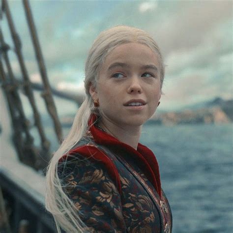 Milly Alcock As Young Rhaenyra Targaryen House Of Dragon In 2022 House Of Dragons Game Of