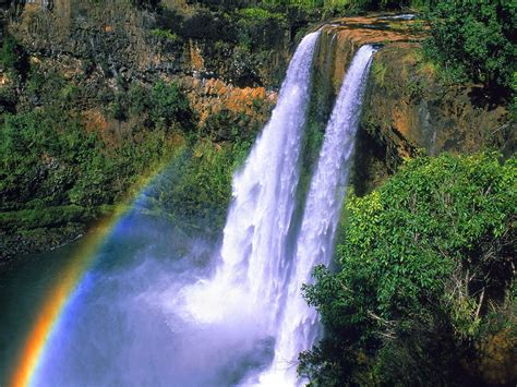 wailua falls kauai hawaii hawaii waterfalls most beautiful beaches waterfall