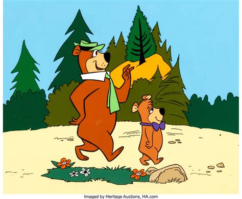 Yogi Bear And Boo Boo In Jellystone Publicity Cel Hanna Barbera Lot 12293 Heritage Auctions