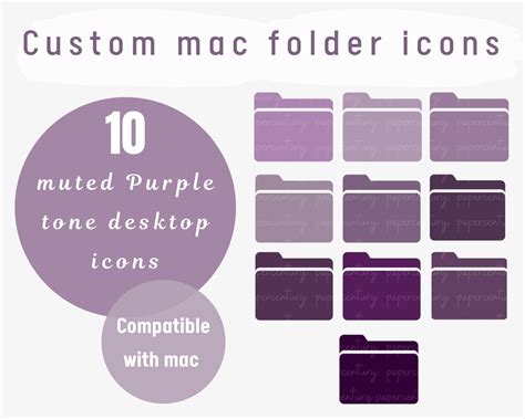 Purple Mac Folder Icon Ph