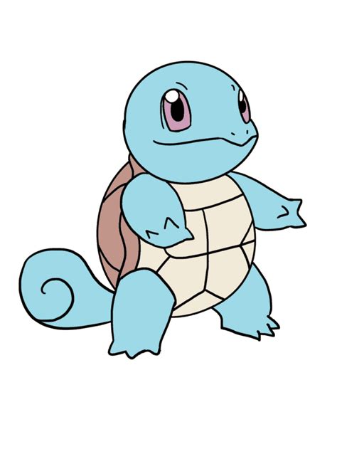 Easy Squirtle Pok Mon Step By Step Tutorial Easy Drawing Guides