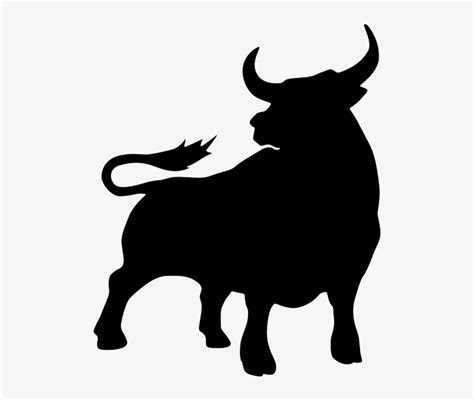 Services 0011 Agressive Bull Bull Silhouette Logo Free Transparent