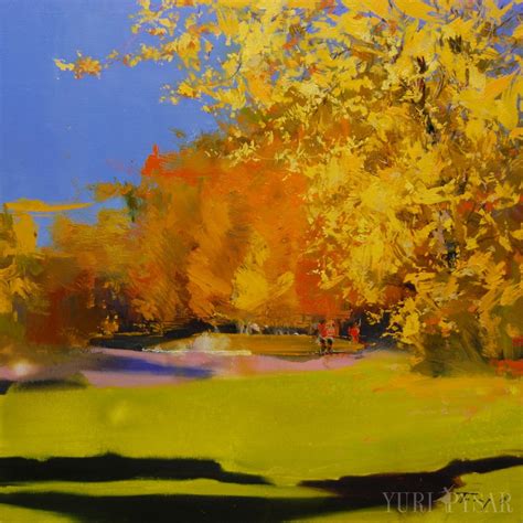 Abstract Landscape Paintings By Yuri Pysar In Oil And