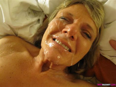 Wifebucket Huge Facials For A Hot Mature Wife Free Hot Nude Porn Pic