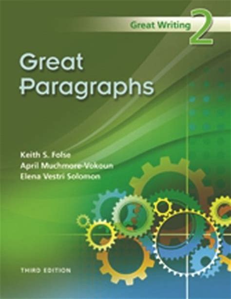 Great Writing 2 Great Paragraphs 3rd Edition Foxgreat