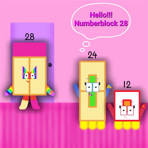 Numberblocks 12 And 24 Meet Numberblock 28 Fandom