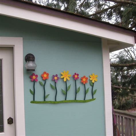 Maybe you would like to learn more about one of these? Hand Crafted Metal Flower Art Wall Hanging Decor Outdoor ...
