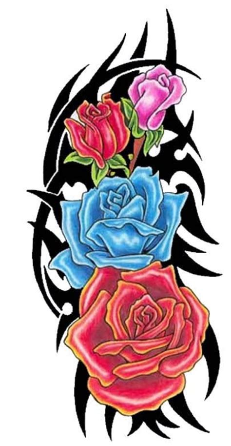 Tribal Rose Tattoo Clipart Best