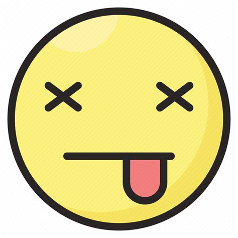 Dead Emoji Emoticon Emotion Expression Face Icon Download On