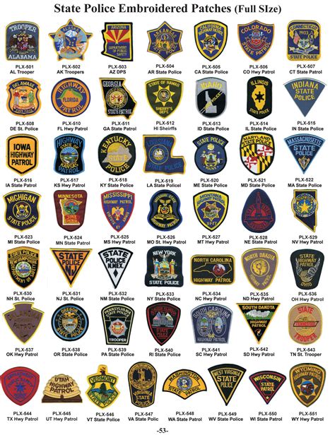A Collection Of Police Patches From All 50 States Sewing Patchwork