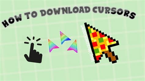 How To Download Custom Cursors Youtube