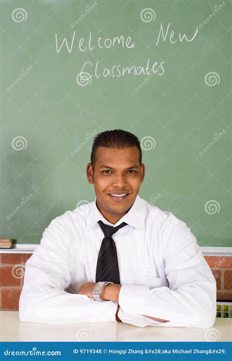Male School Teacher Stock Photo Image Of Class Educator 9719348