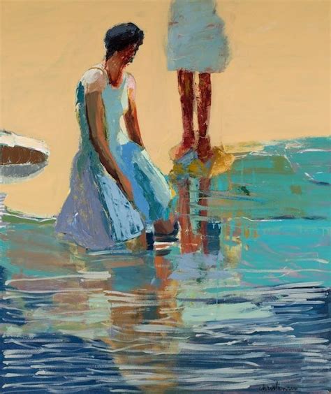 Wading By Linda Christensen Painting Figure Painting Gorgeous Art