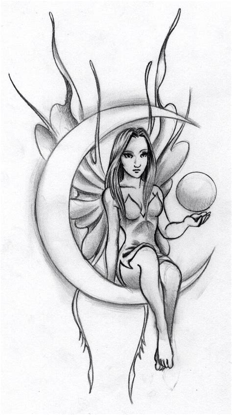 Pin By Denara Hortin On Drawings Fairy Drawings
