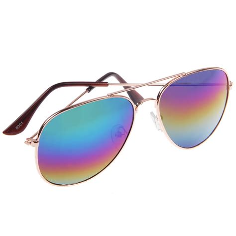 Retro 80s Mirror Aviator Sunglasses Uv400 Designer Mens Ladies Unisex Shades Ebay