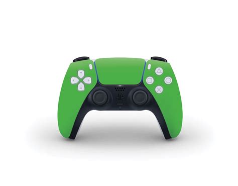 Green Ps5 Controller Skin Stickybunny