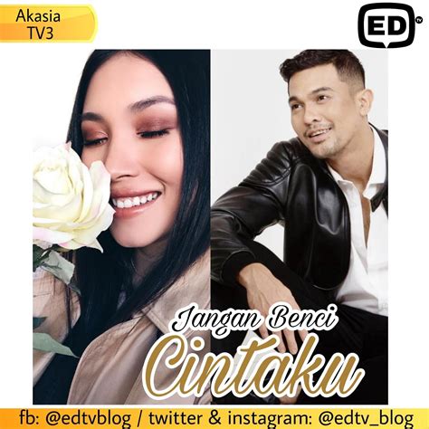 While anggia hates him, alvaro has a girlfriend who's in coma for over than 3 years, named athala. edtv: (Akasia TV3) Drama Jangan Benci Cintaku, akan datang...