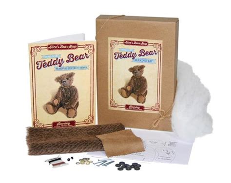 Heirloom Mohair Teddy Bear Making Kit Stanley 18cm When Made Etsy