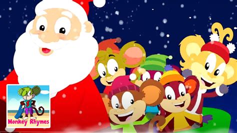 Five Little Monkeys Christmas Songs For Kids Christmas Carols