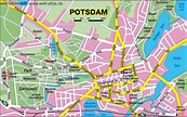 Map of Potsdam (City in Germany, Brandenburg) | Welt-Atlas.de
