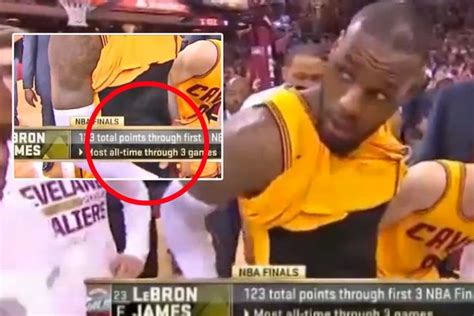 Lebron James Cuts Head Falling Head First Into Crowd At Nba Finals Moments After Accidentally