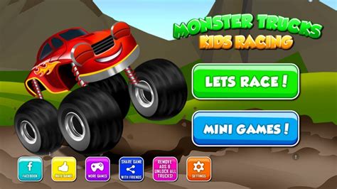 Monster Trucks Game For Kids 1 Racing Games Android Gameplay Youtube