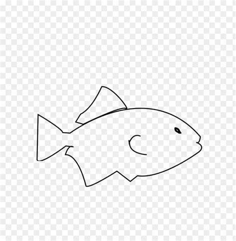 Icture Freeuse Library Bass Fish Clipart Fish Outline Png Transparent