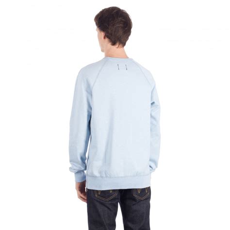 Reigning champ heavyweight sweatshirt pullover hoodie medium m purple. Reigning Champ Crew Neck Sweatshirt (Heather Light Saxe ...