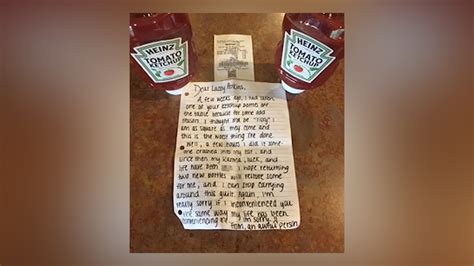Karma Catches Up To Ketchup Thief Who Says Theft Has Caused Bad Luck
