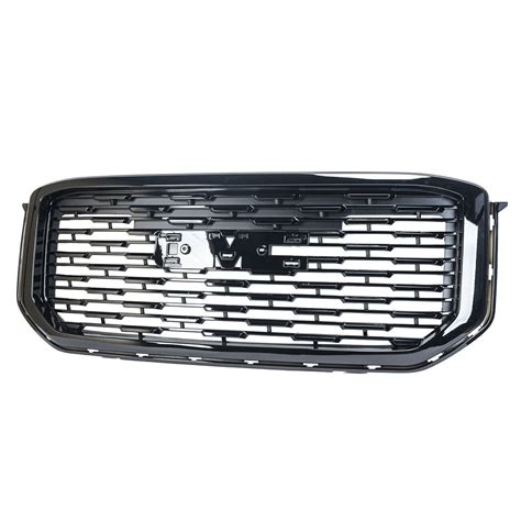 Denali Style Grill Front Bumper Grille For 2015 2020 Gmc Yukon Xl Gloss