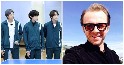 Actor Simon Pegg Picks The Bts Member He Would Want To Star In Squid
