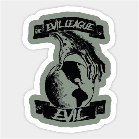 The Evil League Of Evil From Dr Horrible S Sing Along Blog Sticker Dr Horribles Sing Along