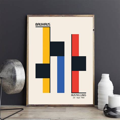 Bauhaus Poster Bauhaus Print Bauhaus Wall Art Modern Home Etsy Uk