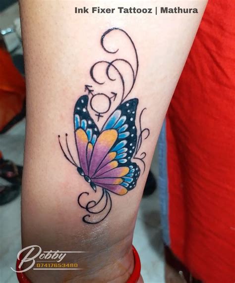 Beautiful Butterfly Tattoo Done At Ink Fixer Tattooz Butterfly Tattoo