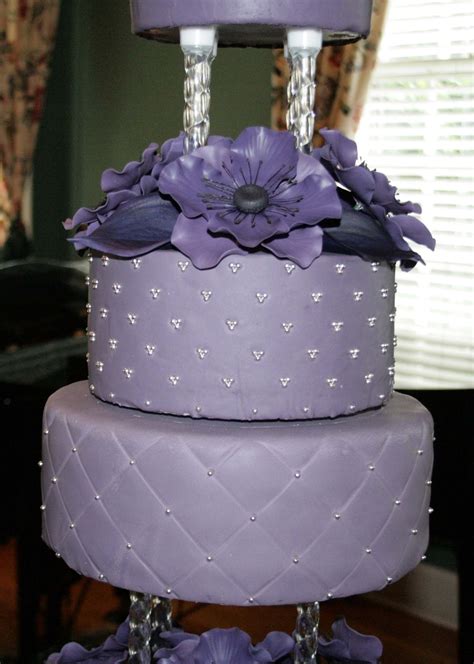 Purple Wedding Cake Cakecentral Com