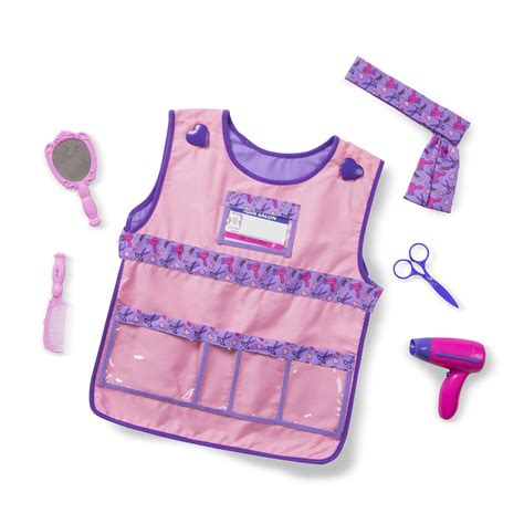 Melissa And Doug Hair Stylist Role Play Costume Set Role Play And Dress Up
