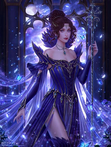 Diane Goddess Of The Night By Midorisa On Deviantart Fantasy Art Women Beautiful Fantasy Art