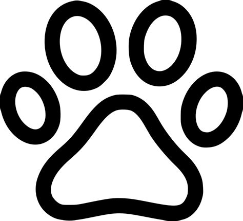 Paw Print Svg Png Icon Free Download (#521139) - OnlineWebFonts.COM