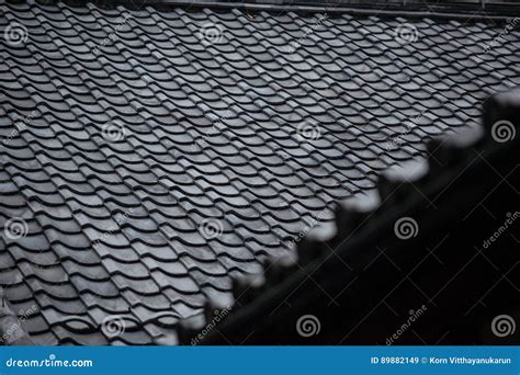 Japanese House Roof Tile Pattern Texture Stock Image Image Of Roof