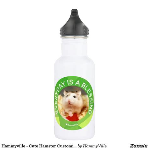 Hammyville Cute Hamster Customized Your Own Stainless Steel Water