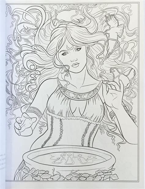 To celebrate my mermaids coloring book being a #1 bestseller, i'd like to offer you all a fre. Amazon.com: Goddess and Mythology Coloring Book (Fantasy ...